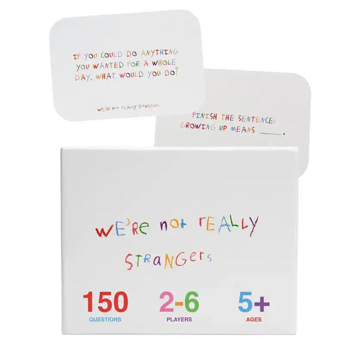 We're Not Really Strangers Children's Edition Card Game - 150 Conversation & Activity Cards for Kids, Adults, & Teens